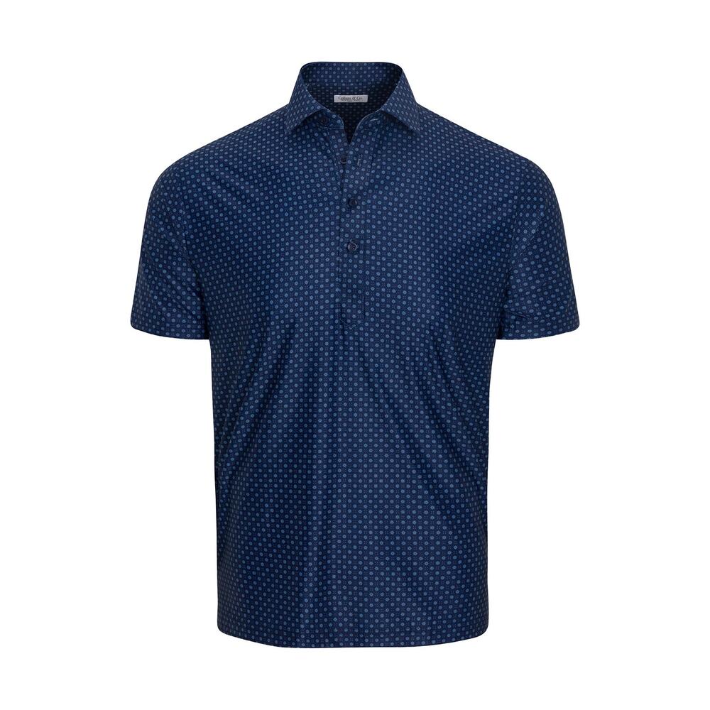 NWT Collars & Co Featherweight Flex Polo Dark Tide Relaxed XL